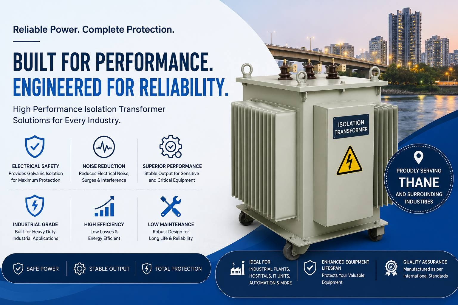 Three Phase Isolation Transformer